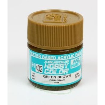 Mr Hobby Aqueous color H-402 Green Brown